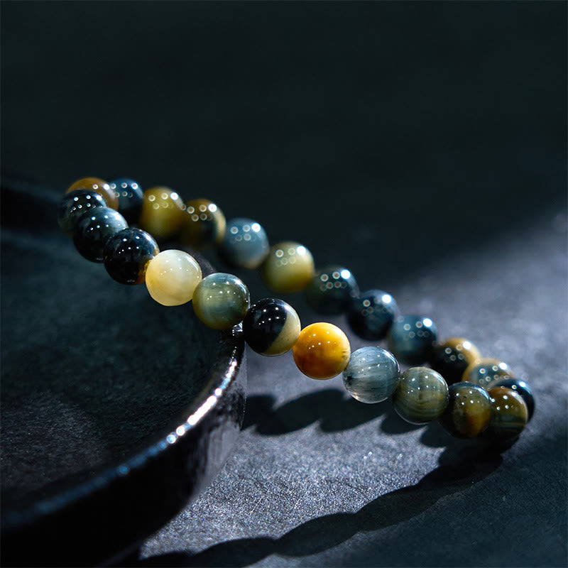 Pulsera de confianza con ojo de tigre y piedra de Buda