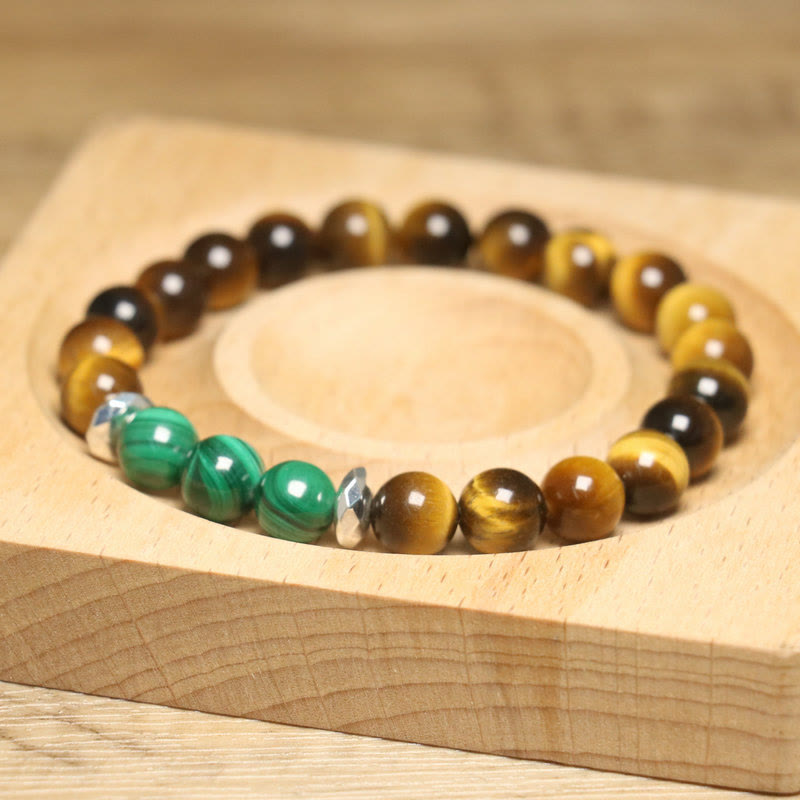 Pulsera de confianza con ojo de tigre y piedra de Buda