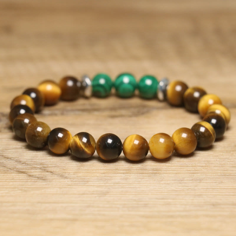 Pulsera de confianza con ojo de tigre y piedra de Buda