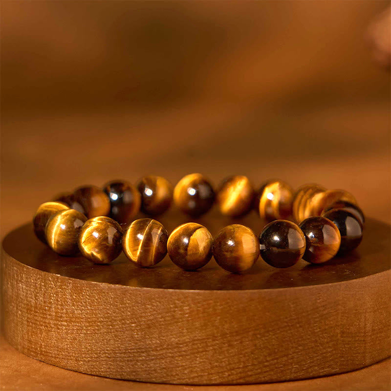 Pulsera de confianza con ojo de tigre y piedra de Buda