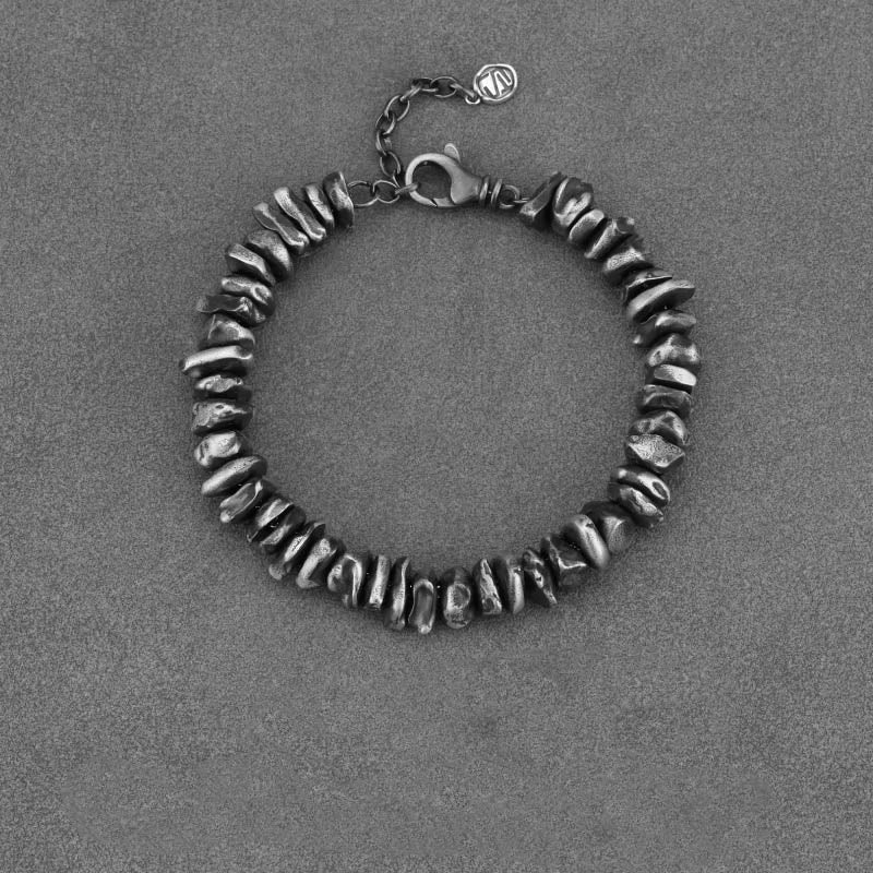 Pulsera de protección con piedras de Buda en plata de ley 999 con forma de cambio pequeño