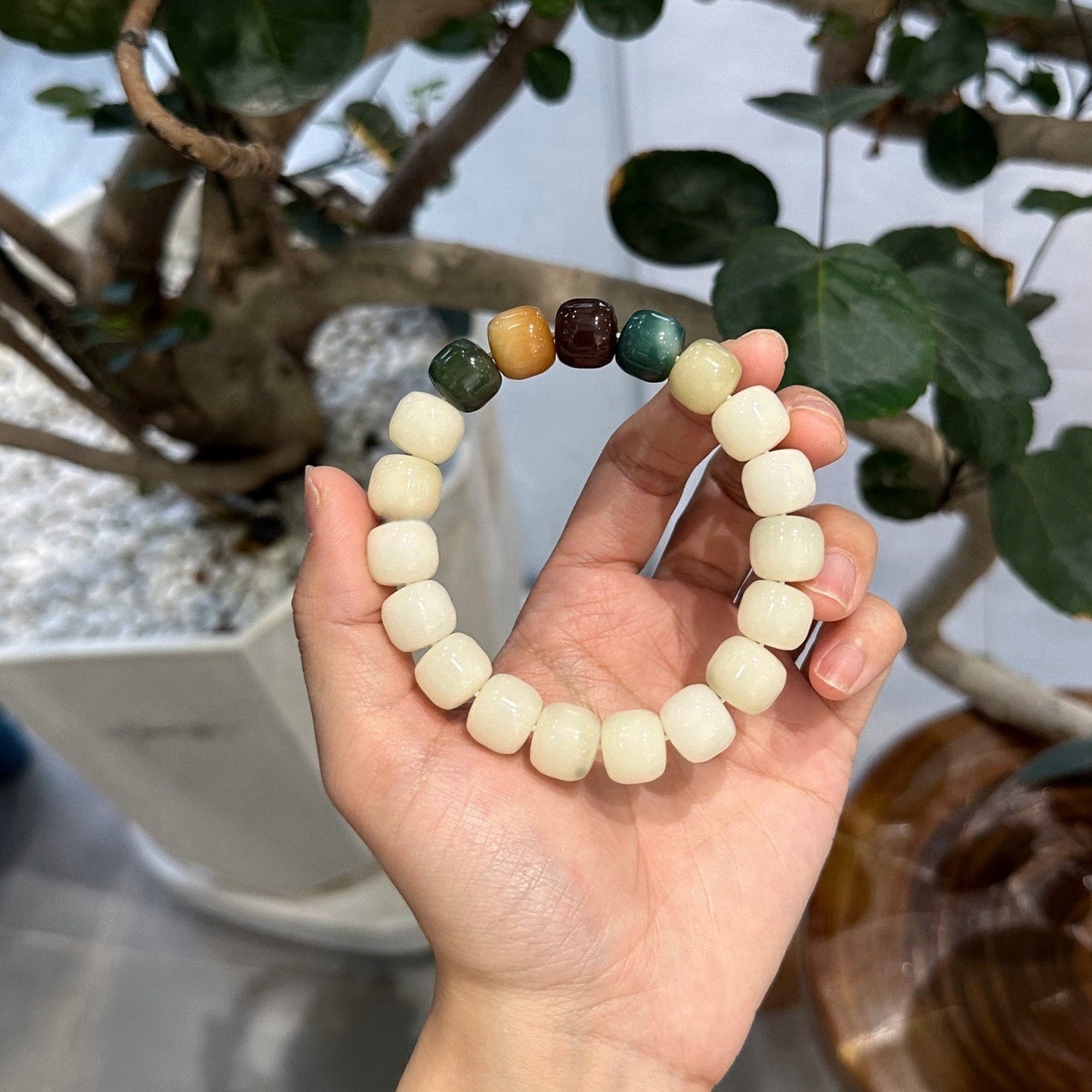 Latest DIY 12mm Bodhi Bead Bracelet( Multiple Colors Available) - Touch Bling