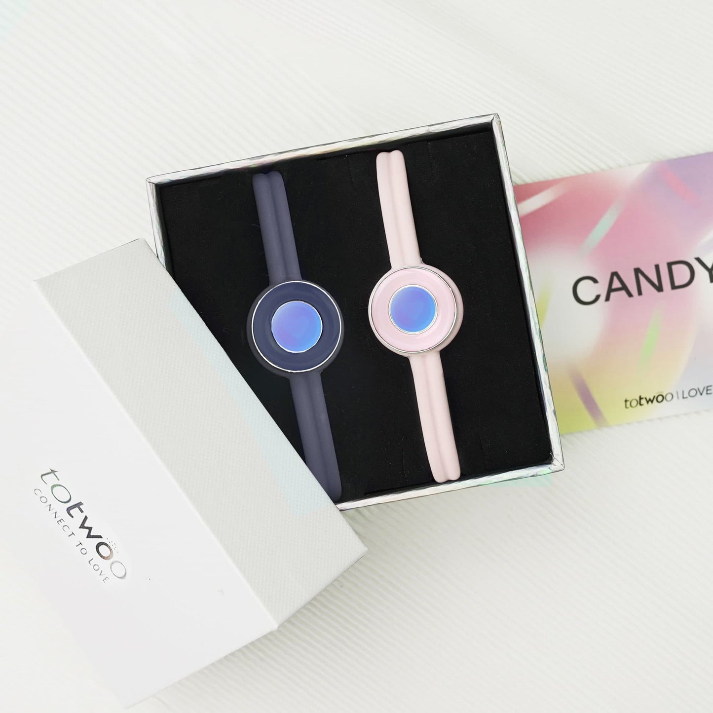 Candy Original Touch Bracelets(Deep Blue+Pink) - Touch Bling