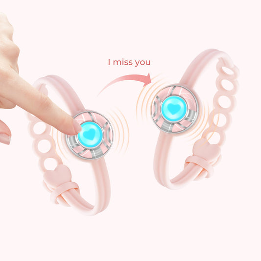 Candy Wave Touch Bracelets(Pink+Pink) - Touch Bling
