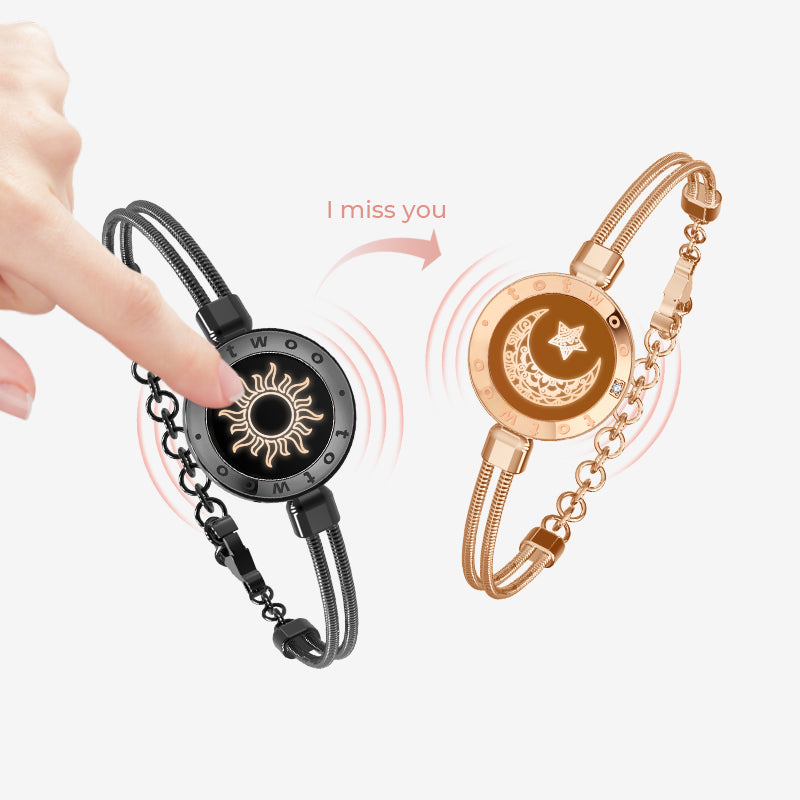 Sun&Moon Touch Bracelets Set - Touch Bling