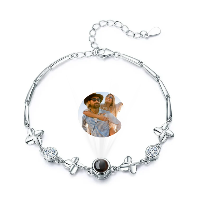 Lucky Clover Photo Projection Bracelet