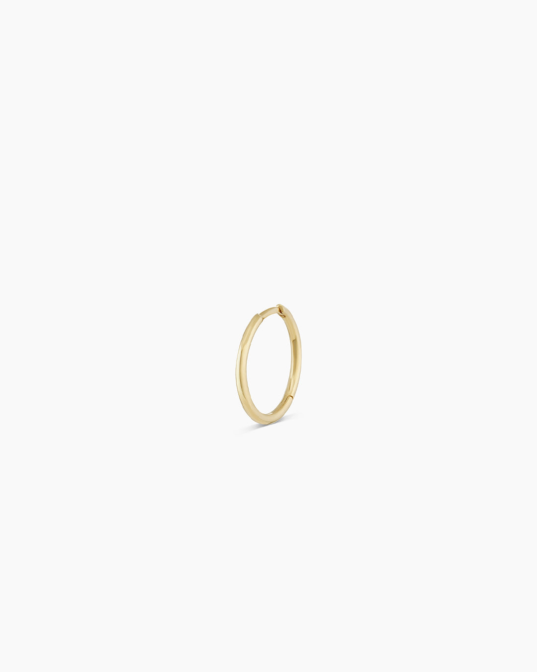 14 Karat Gold Klassischer einzelner Huggie