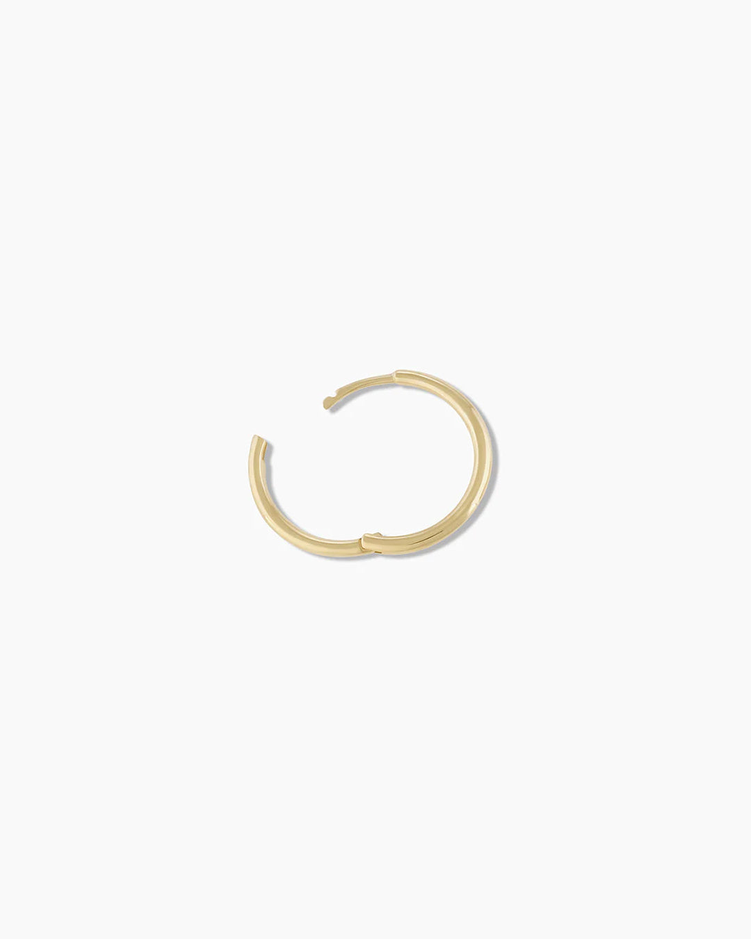 14 Karat Gold Klassischer einzelner Huggie