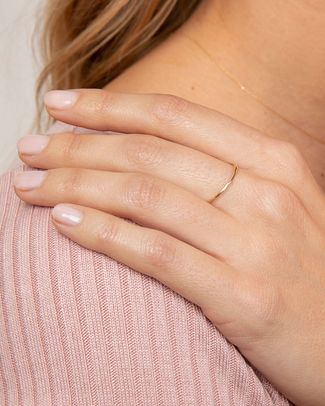 Klassischer G-Ring aus 14 Karat Gold
