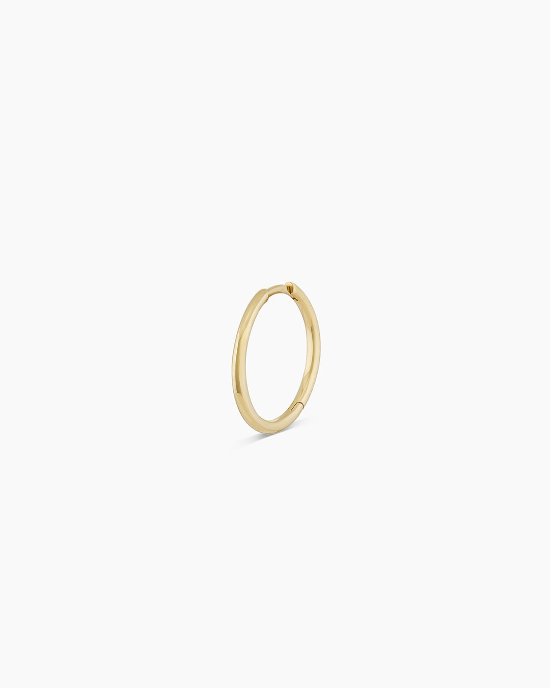 14 Karat Gold Klassischer einzelner Huggie