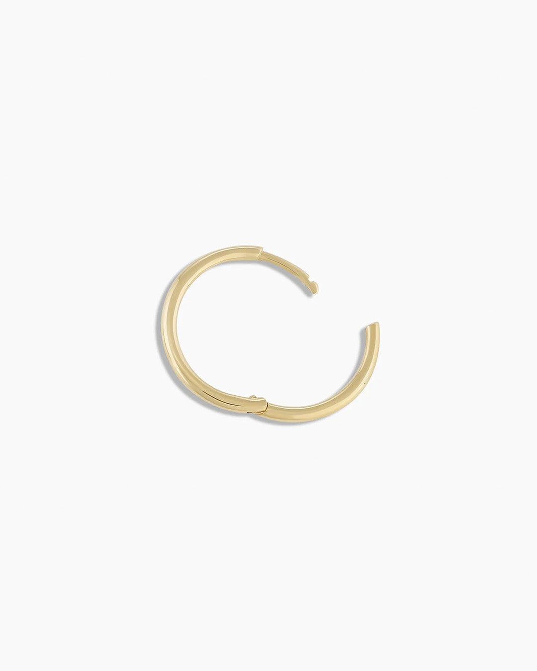 14 Karat Gold Klassischer einzelner Huggie