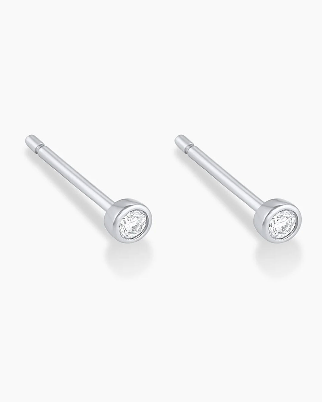 Klassische Diamantohrstecker
