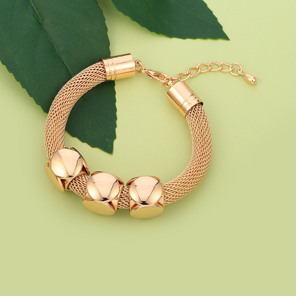 Test - Tri-Cube Metal Bracelet