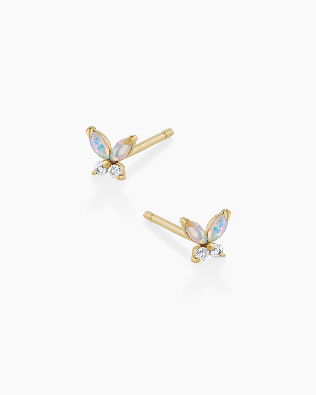 Pendientes de mariposa de ópalo