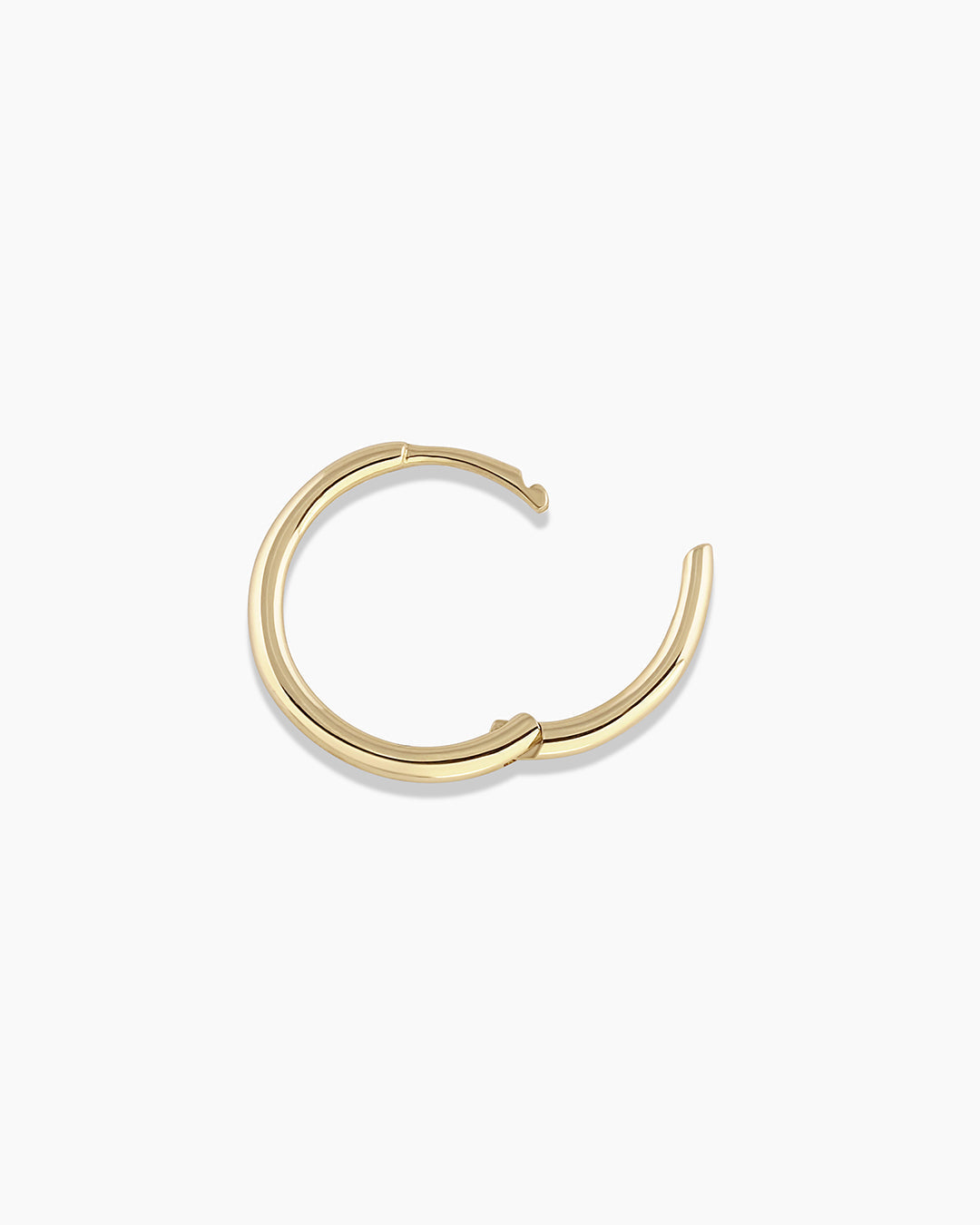 14 Karat Gold Klassischer einzelner Huggie