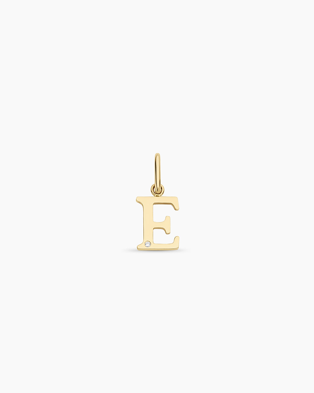 Diamond Vintage Alphabet Charm