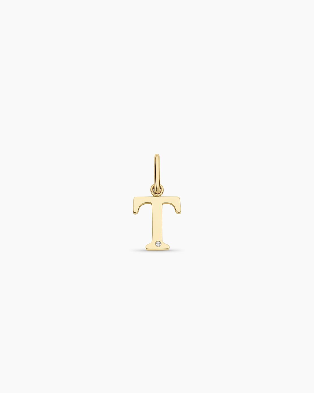 Diamond Vintage Alphabet Charm