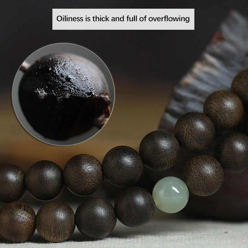Buddha Stones 925 Sterling Silber Chinesisches Sternzeichen Natal Buddha Kalimantan Adlerholz Jade Bernstein 999 Gold Roter Achat Balance Armband