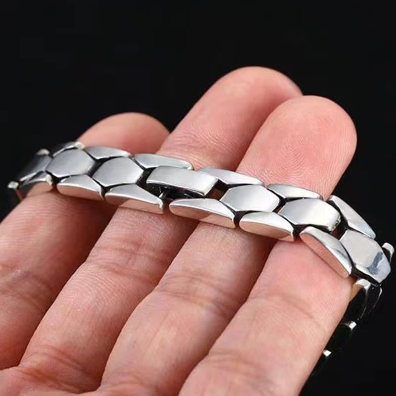 Pulsera curativa con diseño de cabeza de tigre y piedras de Buda
