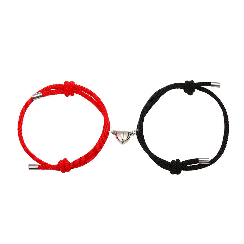 Pulsera magnética de amor para parejas, 2 unidades