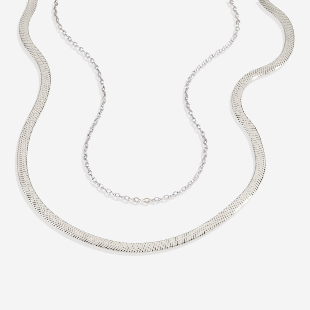 Herringbone & Milano Chain Set