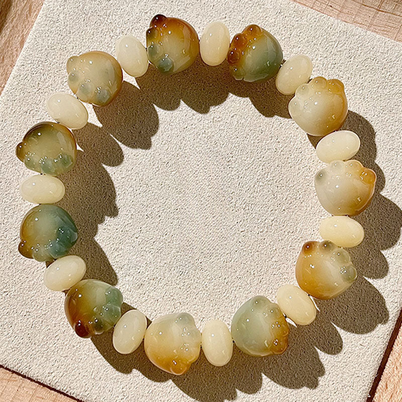 New Cute Cat Paw Bodhi Bracelet, Multiple Colors Available - Touch Bling
