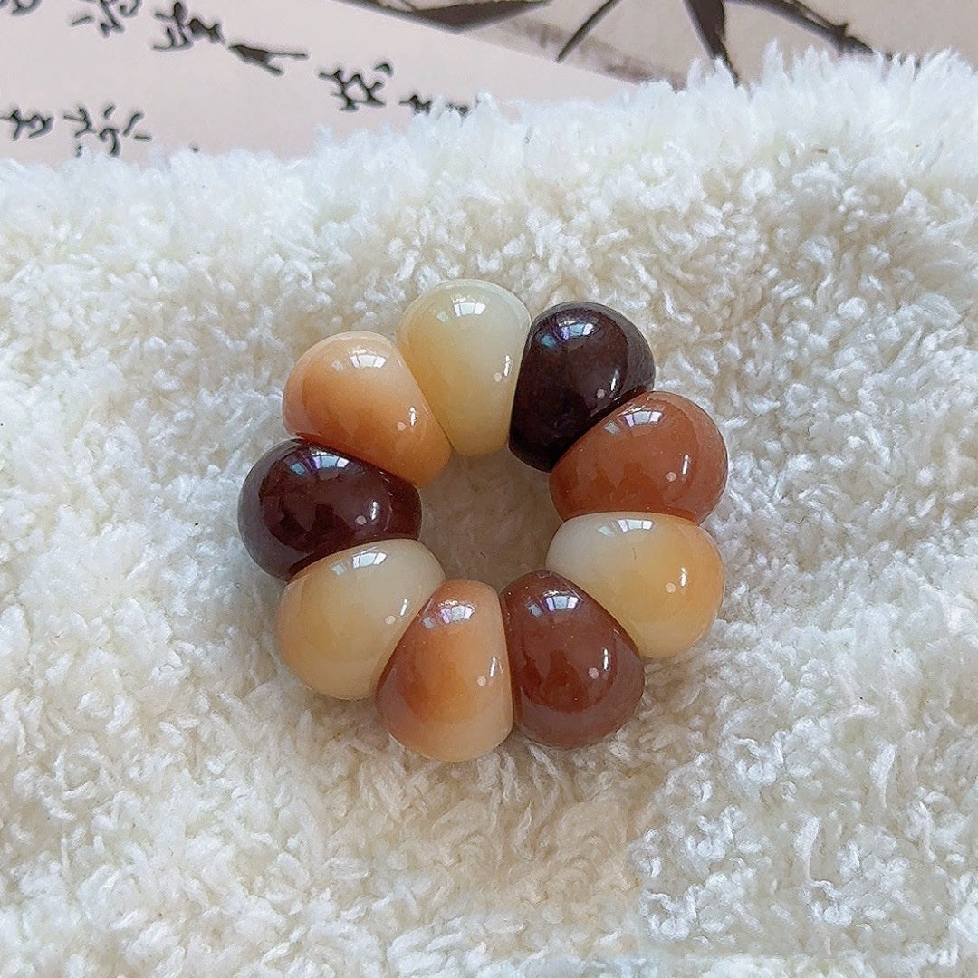 Adorable Mini Garlic Clove and Mangosteen Handheld Charms,Multiple Colors Available - Touch Bling