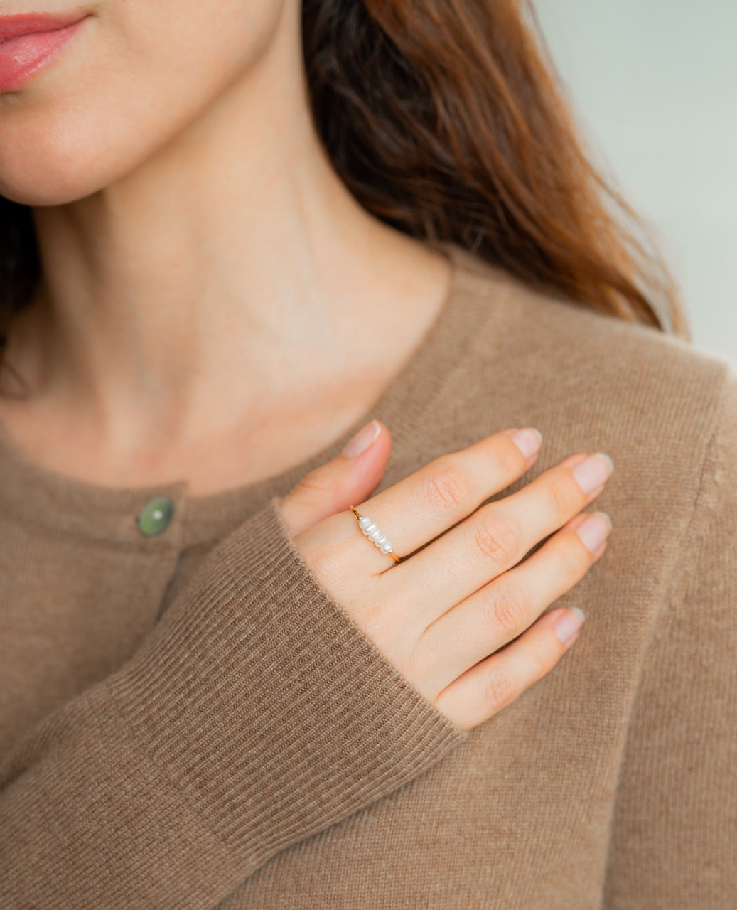 Mini Pearl Ring