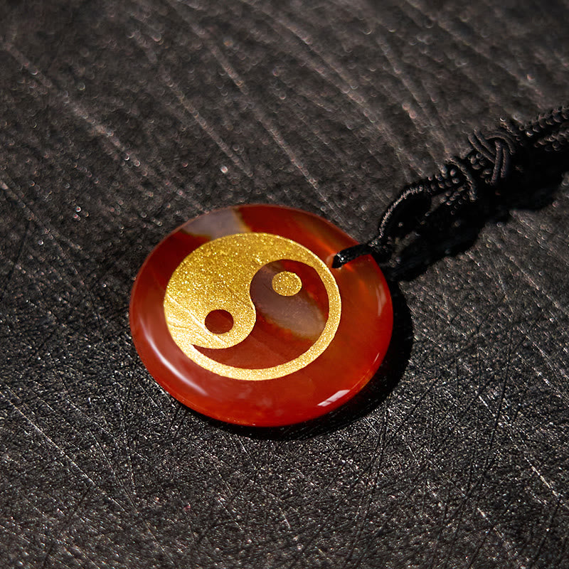 Collar con colgante espiritual Yin Yang, piedras de Buda, varios cristales, amatista, ojo de tigre, aventurina verde