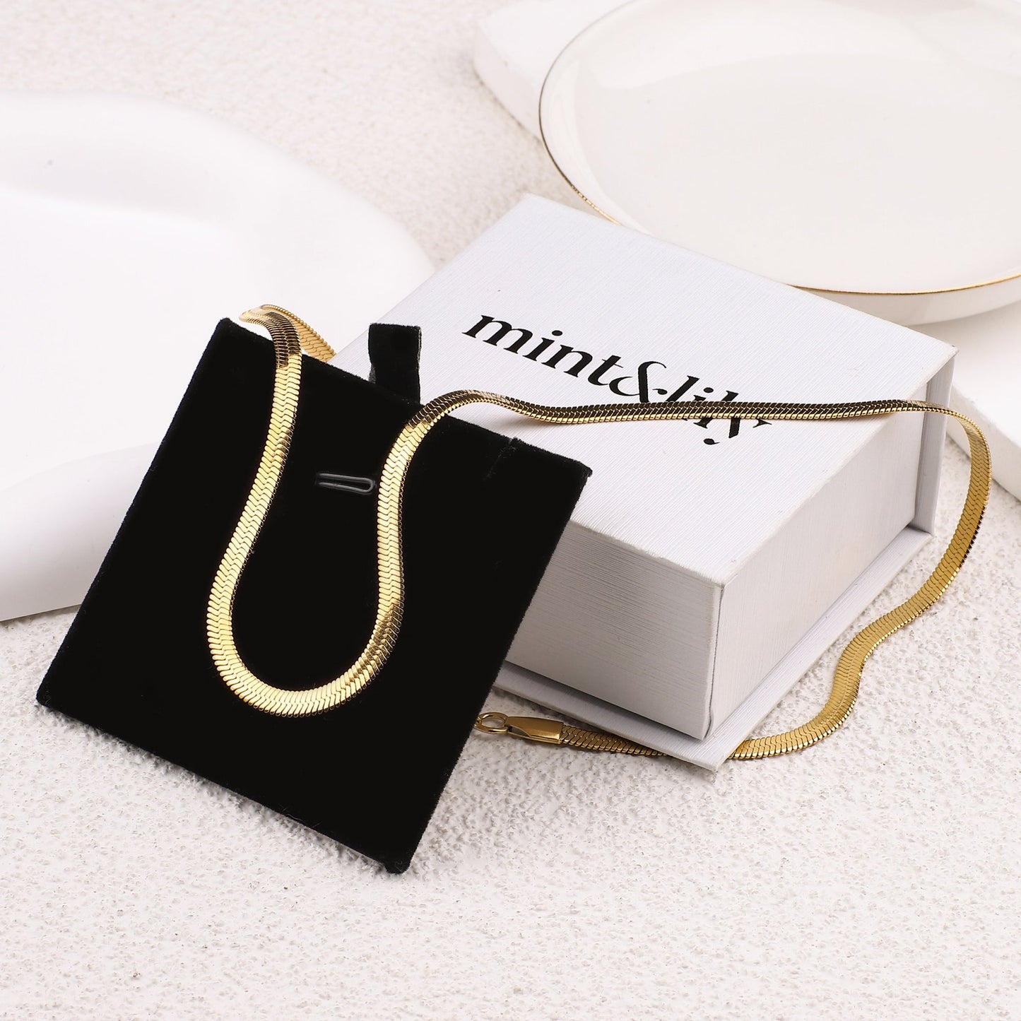 Herringbone Chain Necklace