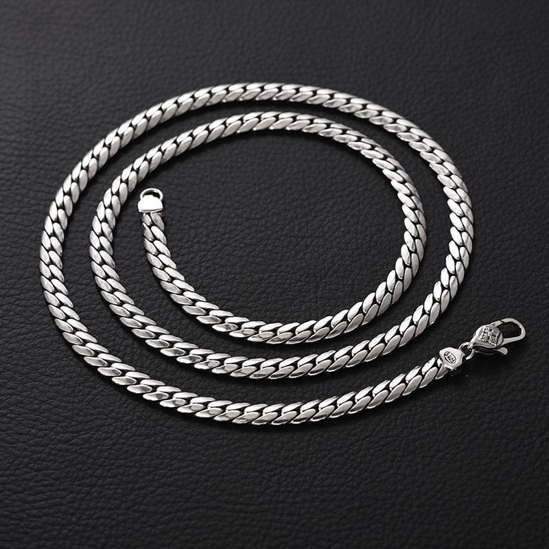 Buddha Steine Doppel Dorje Vajra Stärke Punk Kupfer Kette Armband Halskette