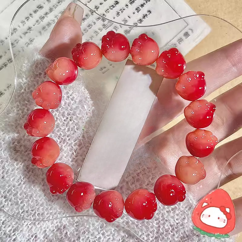 New Cute Color Series Cat Paw Bodhi Bracelet, Multiple Colors Available, 12-13mm - Touch Bling