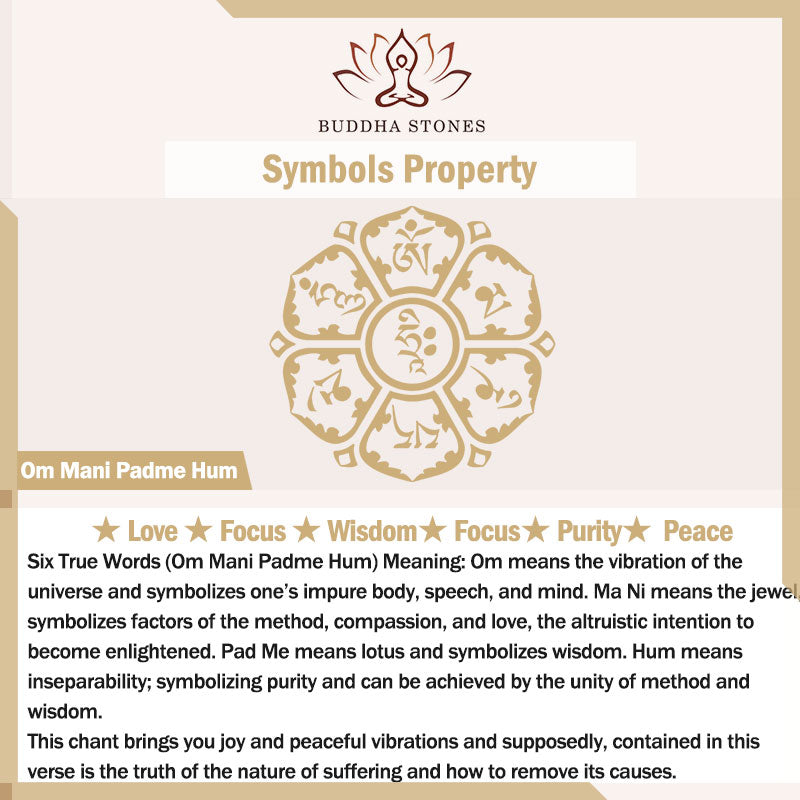 Buddha-Steine Drache Om Mani Padme Hum Graviertes Kupfer-Armband mit Glücks- und Erfolgssymbol
