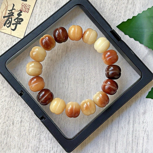 Hamburger-Shaped Multi-Treasure Bodhi Bracelet - Touch Bling