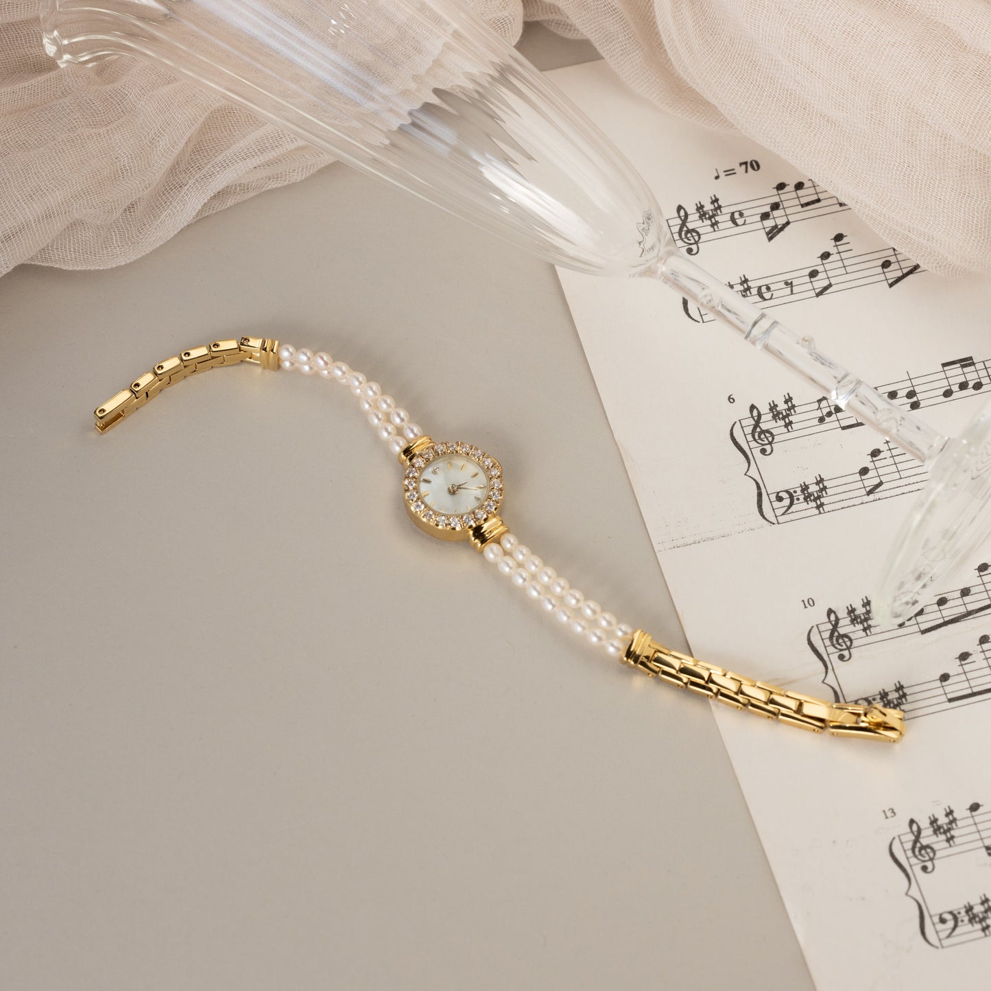 Pearl Link Timepiece