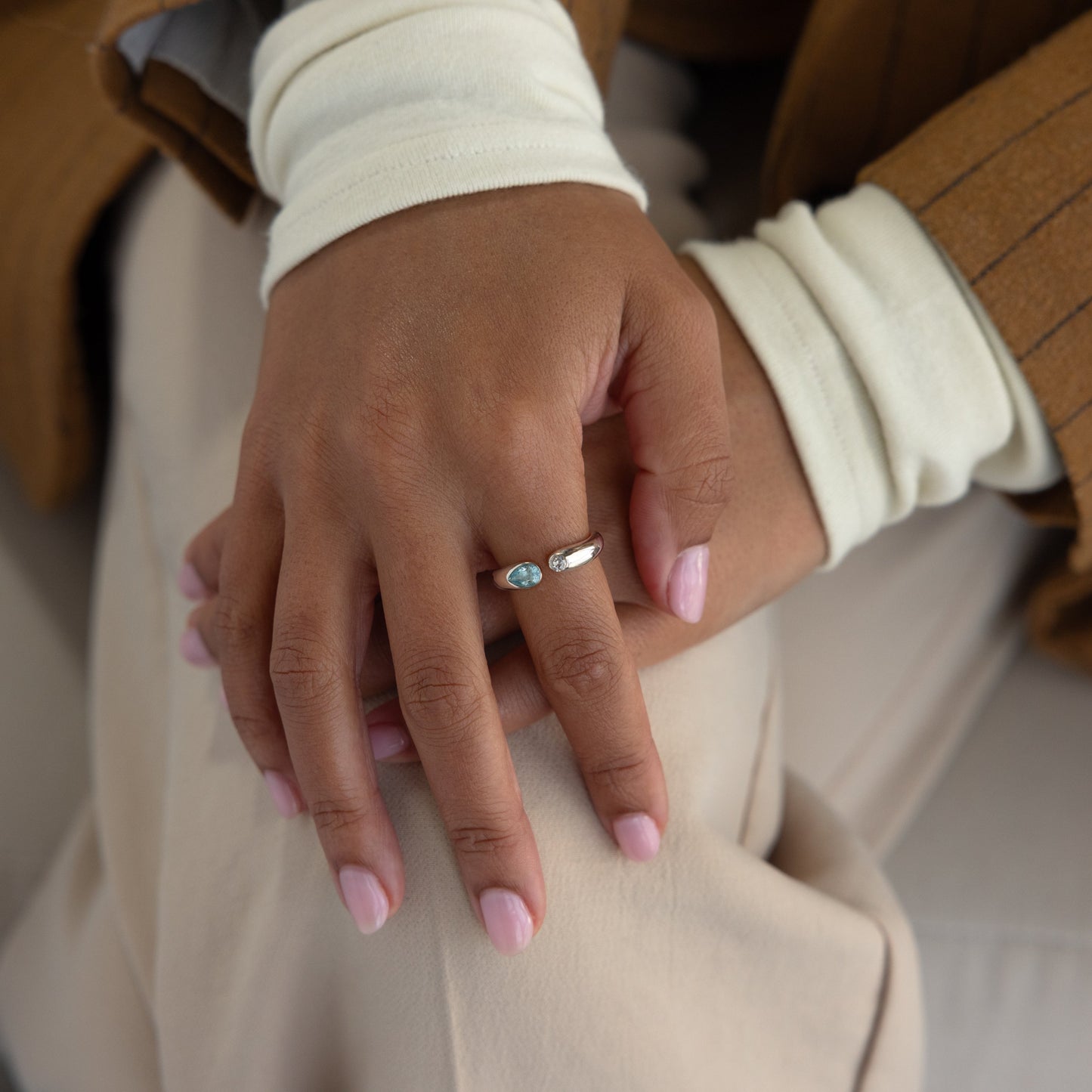 Toi Moi Birthstone Signet Ring