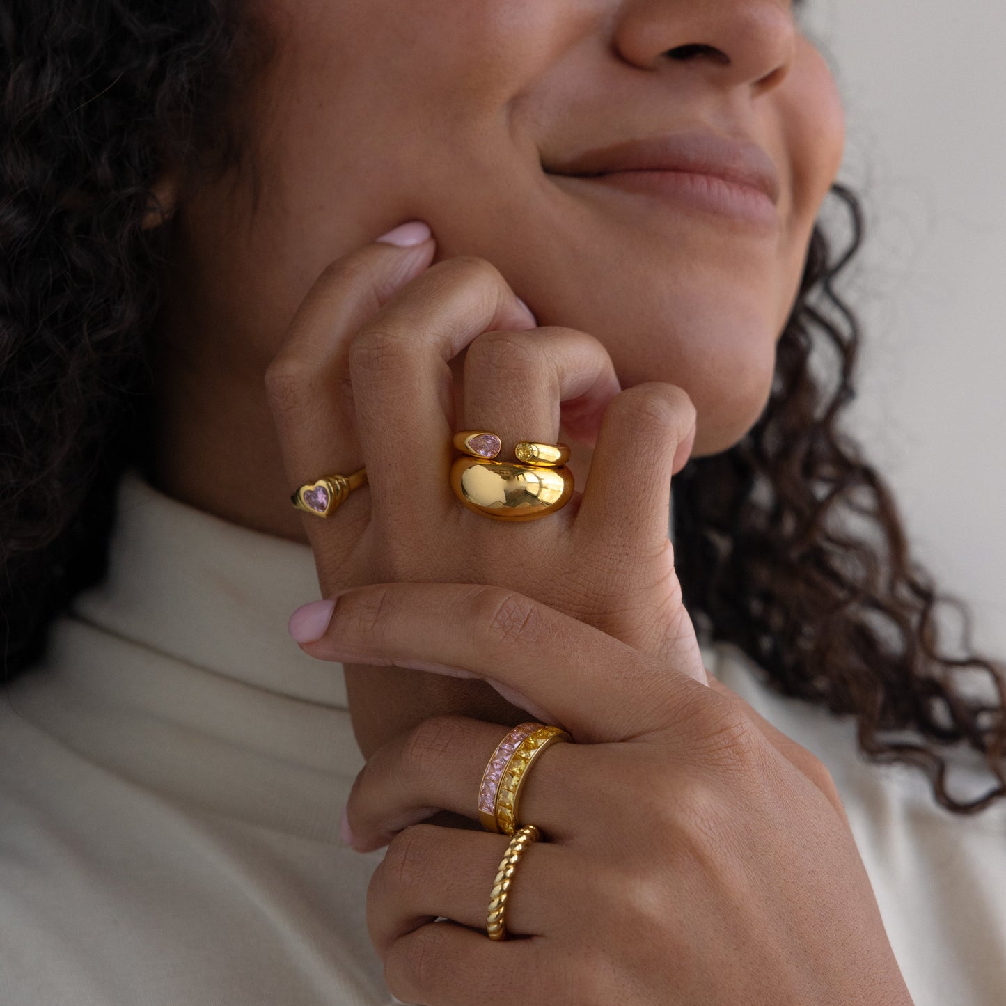 Toi Moi Birthstone Signet Ring