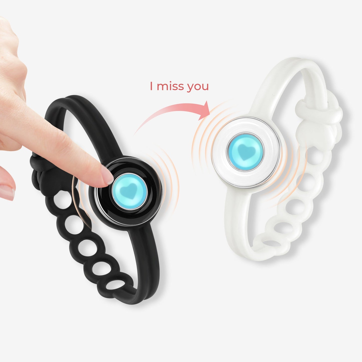Candy Original Touch Bracelets (Black+White) - Touch Bling