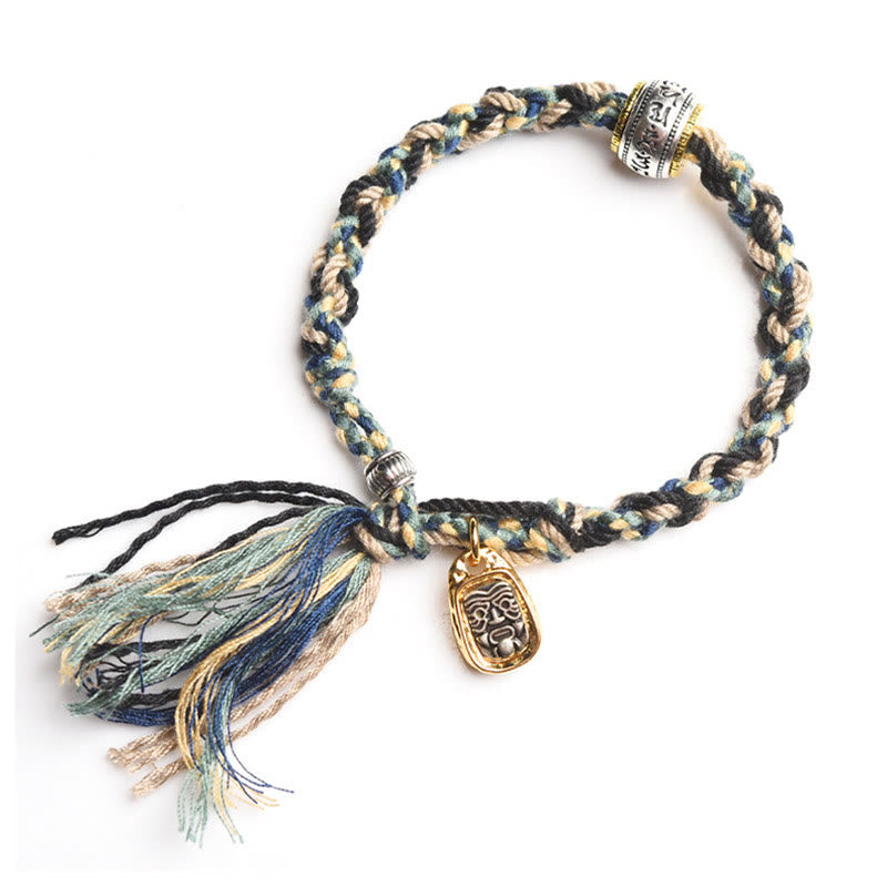 Buddha-Steine Zakiram, Göttin des Reichtums, Om Mani Padme Hum, Frieden, handgefertigtes Armband