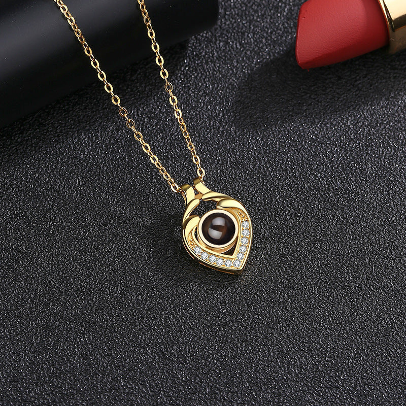 Hold My Love Photo Projection Necklace