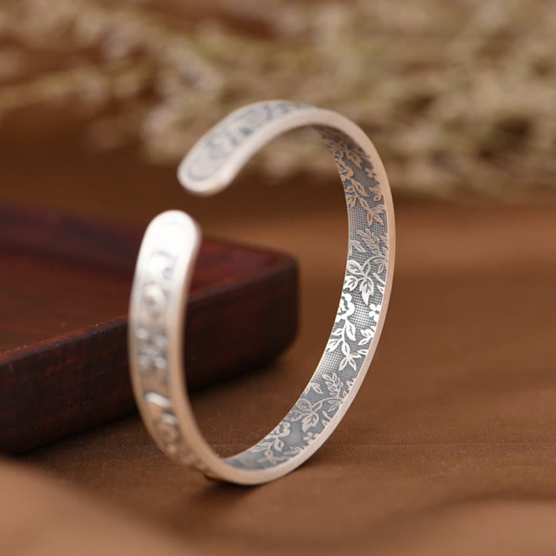 Pulsera brazalete con piedras de Buda, plata de ley 999, elefante, fuerza y sabiduría