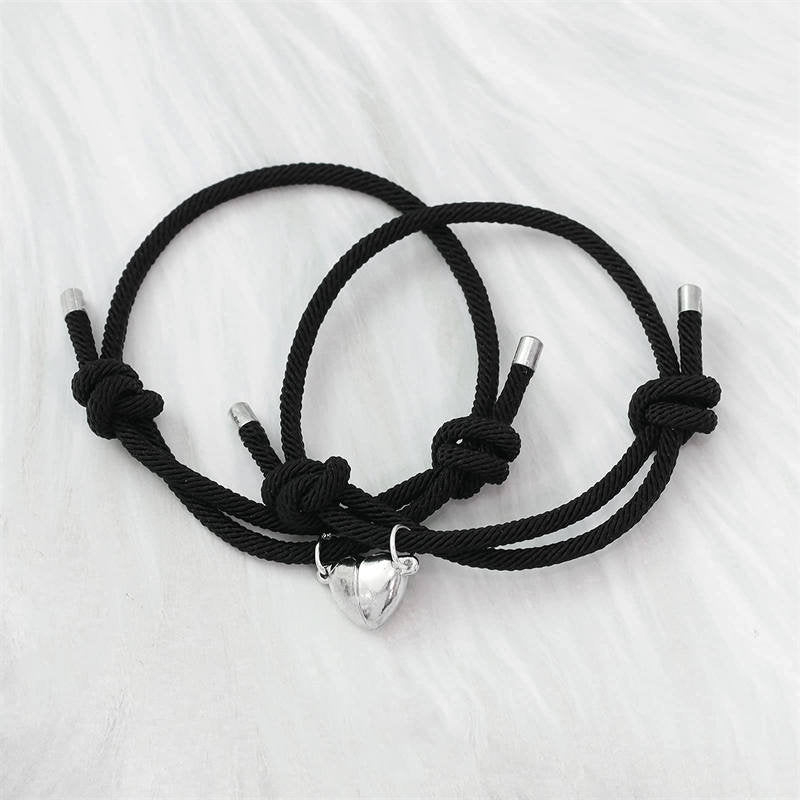 Pulsera magnética de amor para parejas, 2 unidades