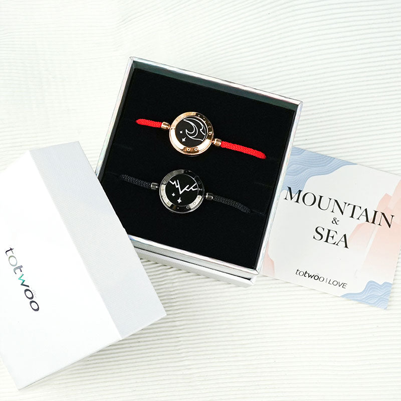 Mountain&Sea Touch Bracelets Set - Touch Bling