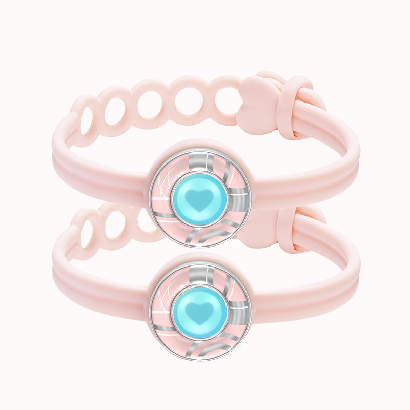 Candy Wave Touch Bracelets(Pink+Pink) - Touch Bling