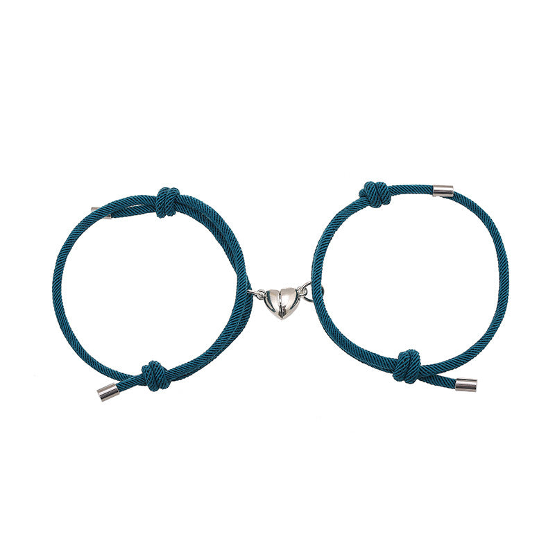 Pulsera magnética de amor para parejas, 2 unidades