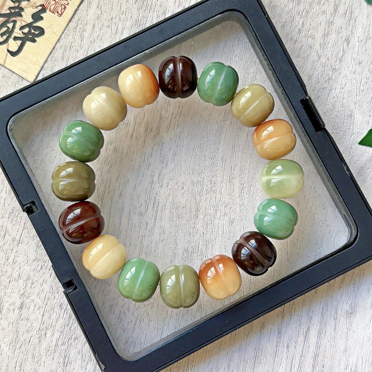 Hamburger-Shaped Multi-Treasure Bodhi Bracelet - Touch Bling
