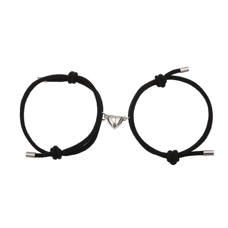 Pulsera magnética de amor para parejas, 2 unidades