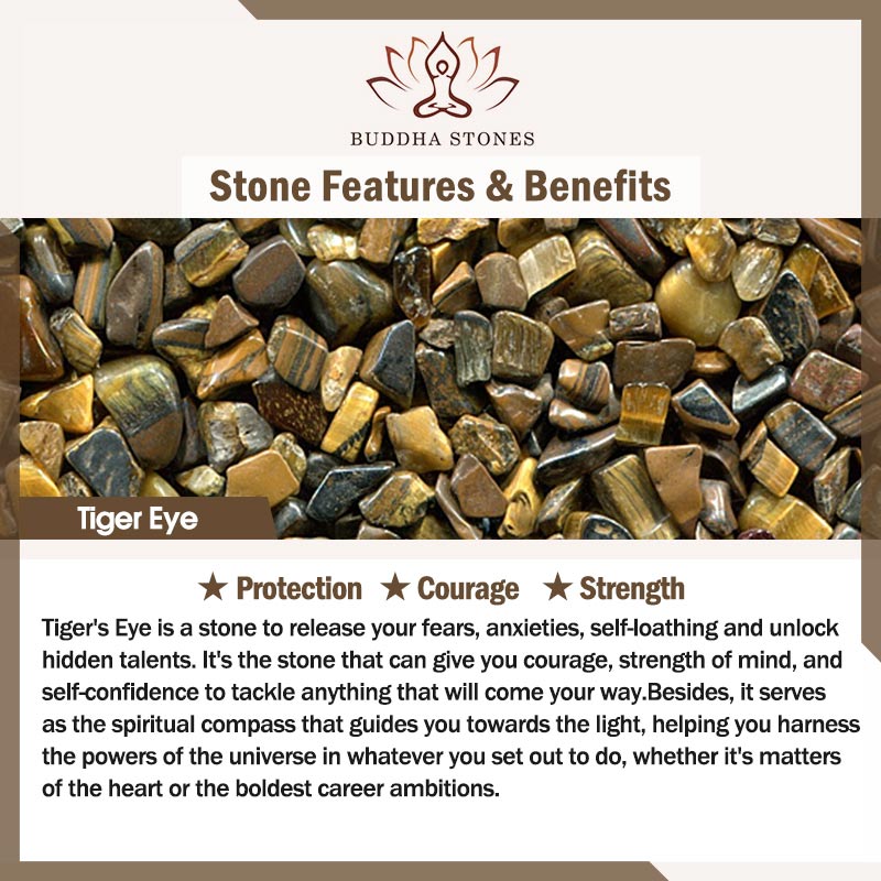 Buddha Stones Natürliches Tigerauge Grüner Achat Citrin Mix and Match Perlen Schutzarmband
