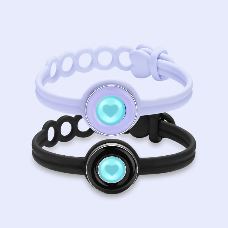 Candy Original Touch Bracelets (Black+Purple) - Touch Bling