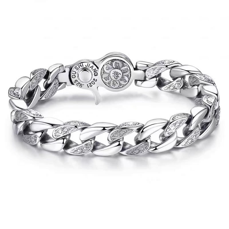Pulsera de creatividad Vajra con doble dorje Om Mani Padme Hum del Tíbet con piedras de Buda